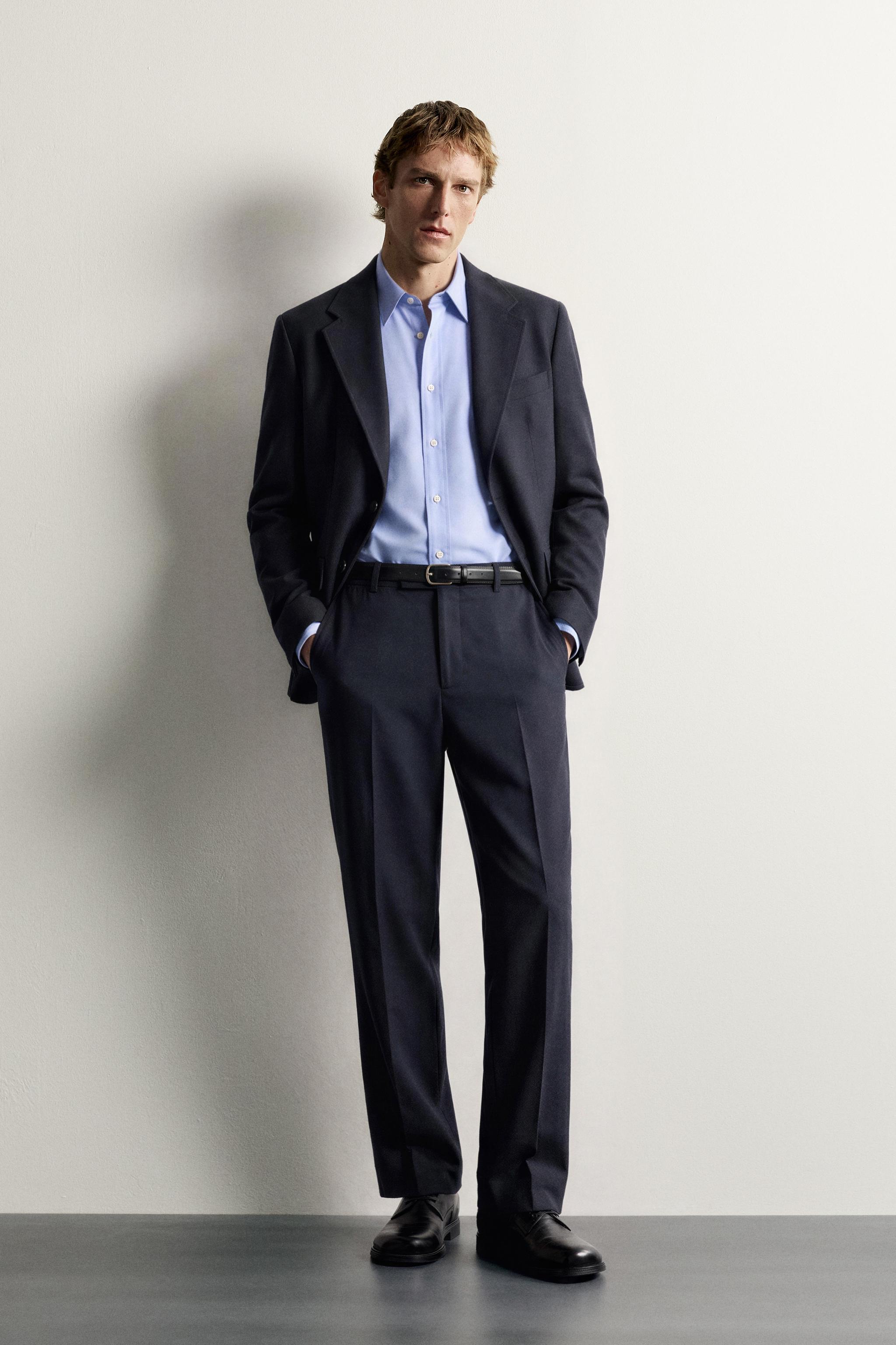 BLAZER DE COSTUME 100 % LAINE AARON LEVINE X ZARA